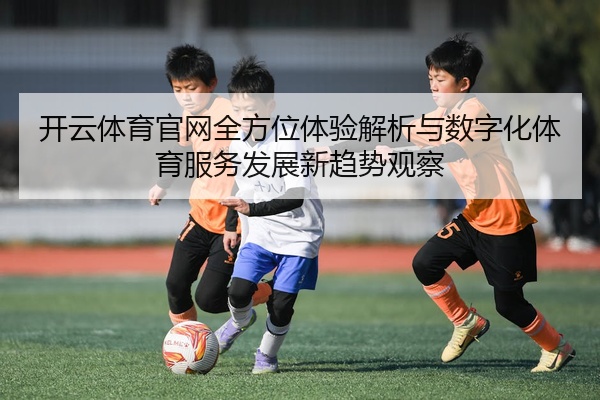 开云体育官网全方位体验解析与数字化体育服务发展新趋势观察